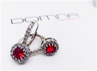 Orecchini Venerio Donna in Argento Zircone OR-VEN-MR - OR-VEN-MR